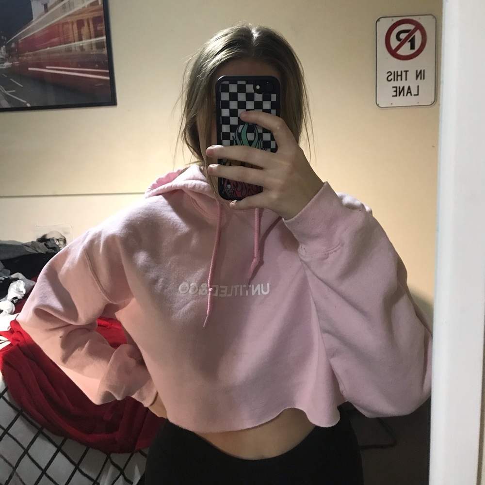 untitled &co cropped hoodie